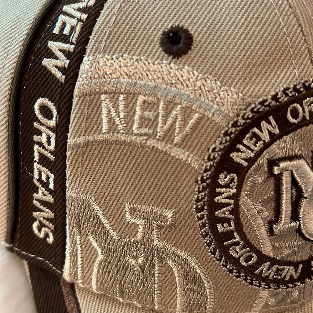 City Hunter Authentic Headwear New Orleans Cap, Beautiful Embroidered Details - Picture 10 of 10
